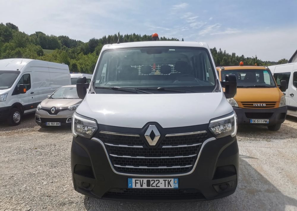 Tipper van Renault Master 2.3dCi-130KM Brygadówka wywrotka 48.800km przebieg kiper doka Dubel klimatyzacja: picture 20