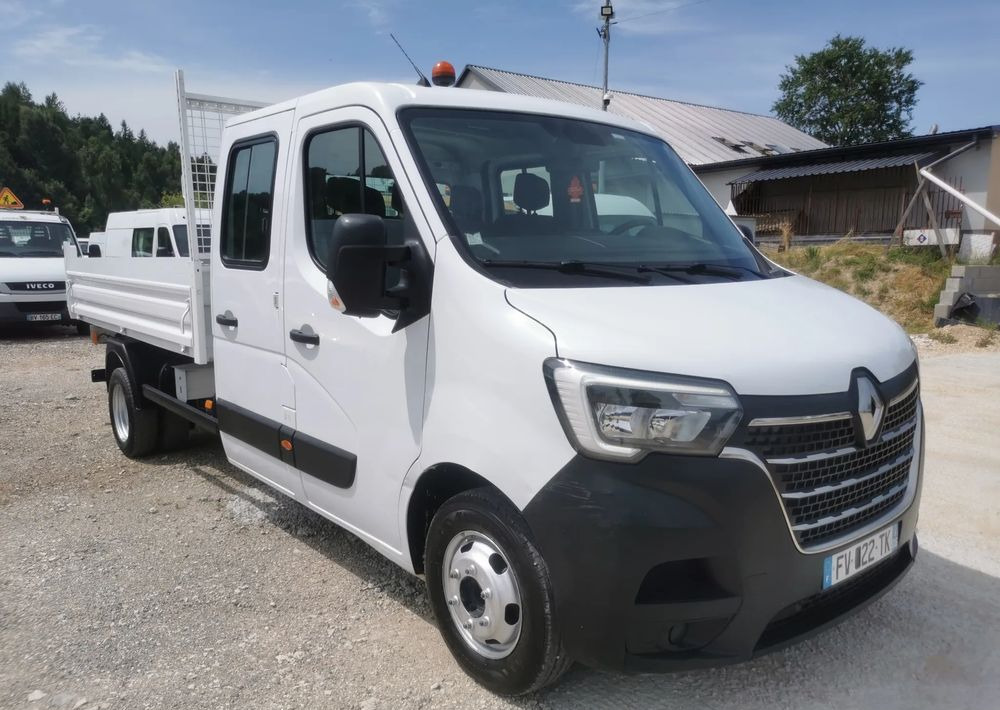 Tipper van Renault Master 2.3dCi-130KM Brygadówka wywrotka 48.800km przebieg kiper doka Dubel klimatyzacja: picture 15