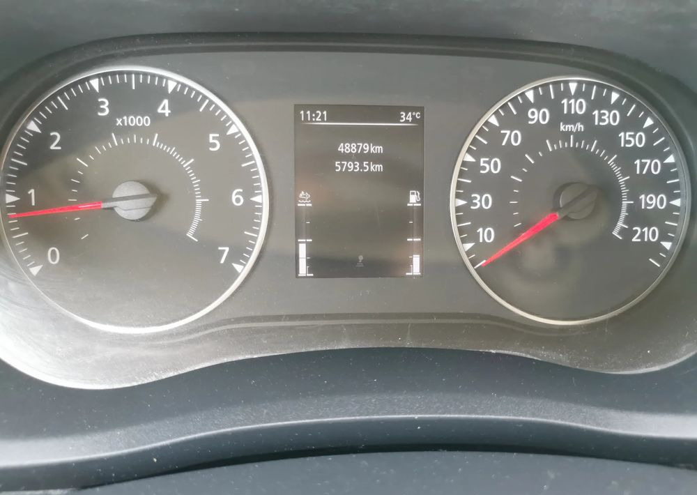 Tipper van Renault Master 2.3dCi-130KM Brygadówka wywrotka 48.800km przebieg kiper doka Dubel klimatyzacja: picture 13