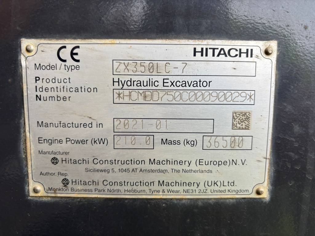 Crawler excavator Hitachi ZX 350 LC-7: picture 8