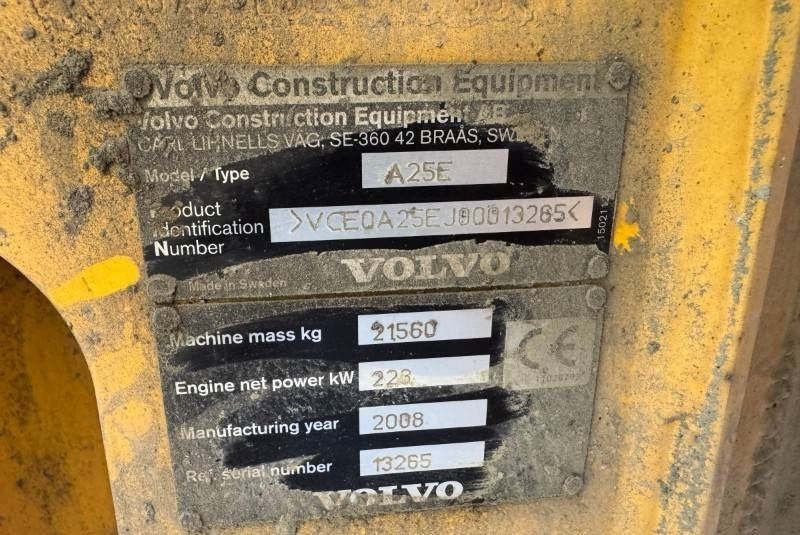 Volvo A 25 E (On Transport) - Articulated dumper: picture 2 Volvo A 25 E (On Transport) - Articulated dumper: picture 2