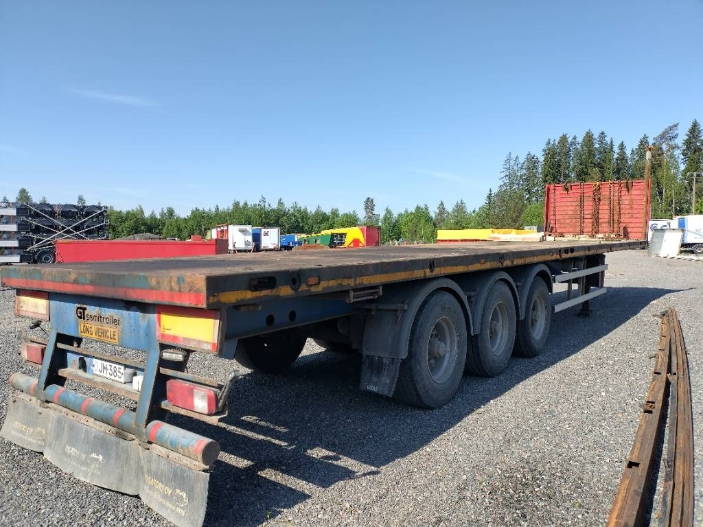GT trailer Vahva tasalava,hyvillä sidontapisteillä - Dropside/ Flatbed semi-trailer: picture 2 GT trailer Vahva tasalava,hyvillä sidontapisteillä - Dropside/ Flatbed semi-trailer: picture 2