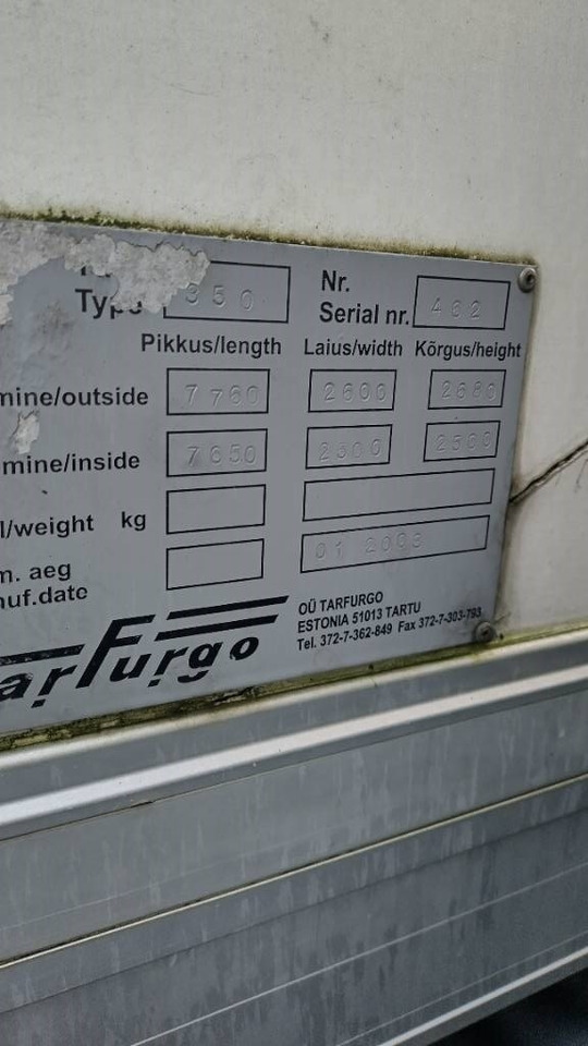 Scania P94 kokosivuaukeva kori+pl-nostin - Box truck: picture 4 Scania P94 kokosivuaukeva kori+pl-nostin - Box truck: picture 4