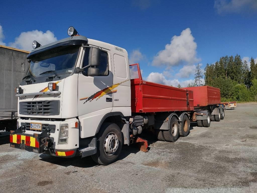 Volvo FH12 aurausvarustus,kasettilava+ Kome kasettikärry - Tipper: picture 1 Volvo FH12 aurausvarustus,kasettilava+ Kome kasettikärry - Tipper: picture 1