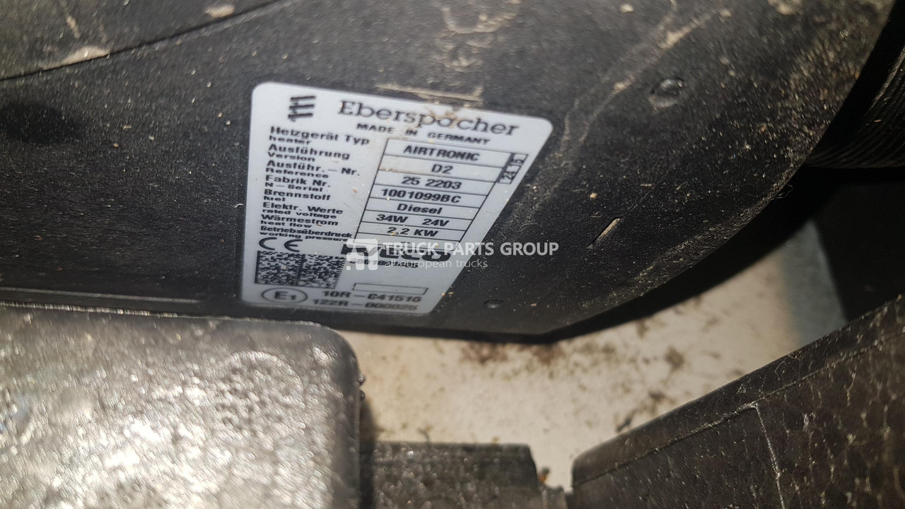 IVECO IVECO STRALIS EURO6 emission HY-WAY cab heater, air heater EBERSPACHER, model AirTrack D2, 252203, 1001099BC, 34W, 24V, 2.2KW, 504001621, 855719BC, 5801383361, 504274062, 5801801485, 252203050000. - Cab and interior for Truck: picture 2 IVECO IVECO STRALIS EURO6 emission HY-WAY cab heater, air heater EBERSPACHER, model AirTrack D2, 252203, 1001099BC, 34W, 24V, 2.2KW, 504001621, 855719BC, 5801383361, 504274062, 5801801485, 252203050000. - Cab and interior for Truck: picture 2