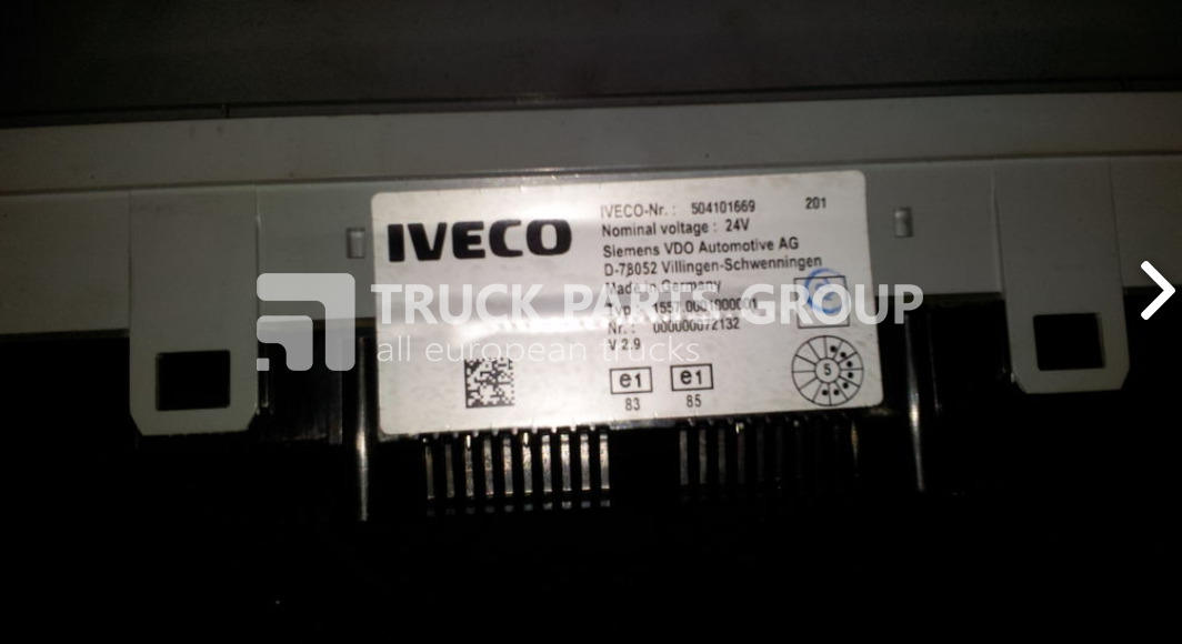 IVECO instrument panel, dashboard, combination kit, 504101669, 5041561 control unit - Dashboard for Truck: picture 3 IVECO instrument panel, dashboard, combination kit, 504101669, 5041561 control unit - Dashboard for Truck: picture 3