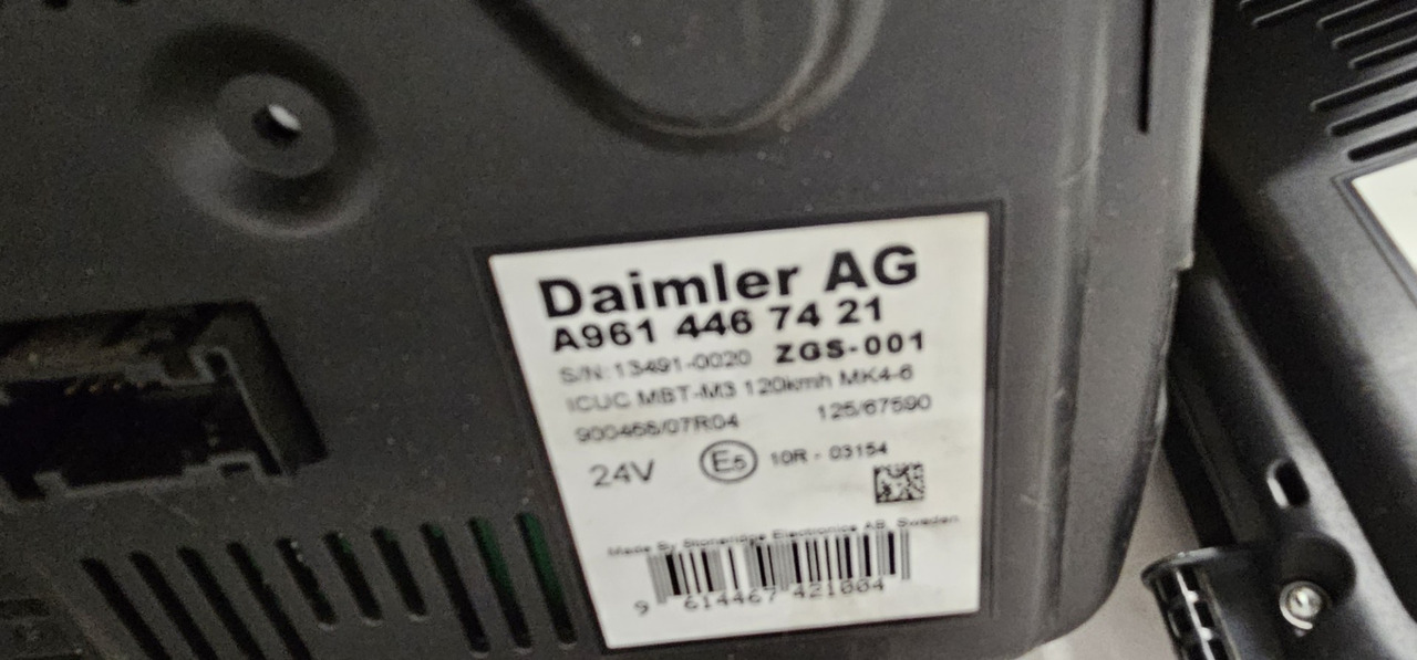 Dashboard for Truck MERCEDES-BENZ Actros MP4 instrument panel, dashboard, EURO6, 0084465521: picture 7