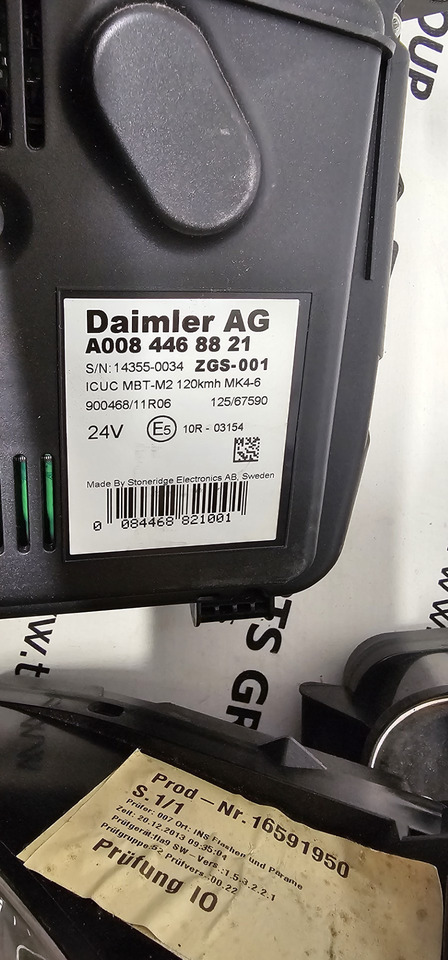 Dashboard for Truck MERCEDES-BENZ Actros MP4 instrument panel, dashboard, EURO6, 0084465521: picture 9