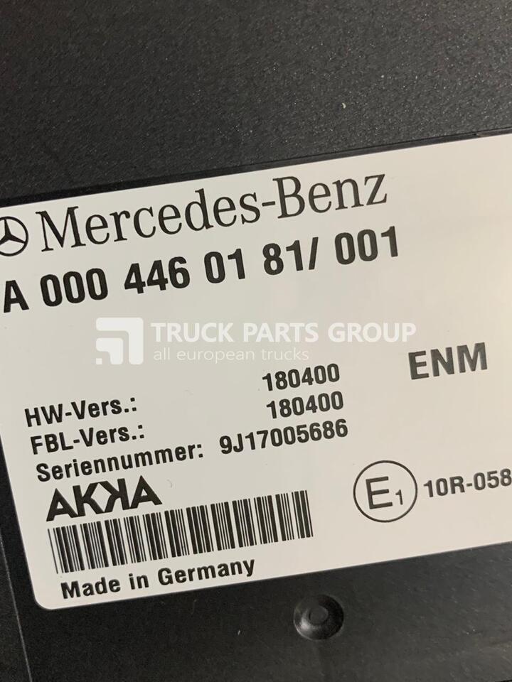 MERCEDES BENZ Citaro 1, Citaro 2, Conecto, Integro, Intouro, O350, Tourismo, Travego, EVOBUS, BUS, ENM unit, 0004460181 by AKKA, HW version: 180400, FBL version: 180400 - ECU for Bus: picture 1 MERCEDES BENZ Citaro 1, Citaro 2, Conecto, Integro, Intouro, O350, Tourismo, Travego, EVOBUS, BUS, ENM unit, 0004460181 by AKKA, HW version: 180400, FBL version: 180400 - ECU for Bus: picture 1