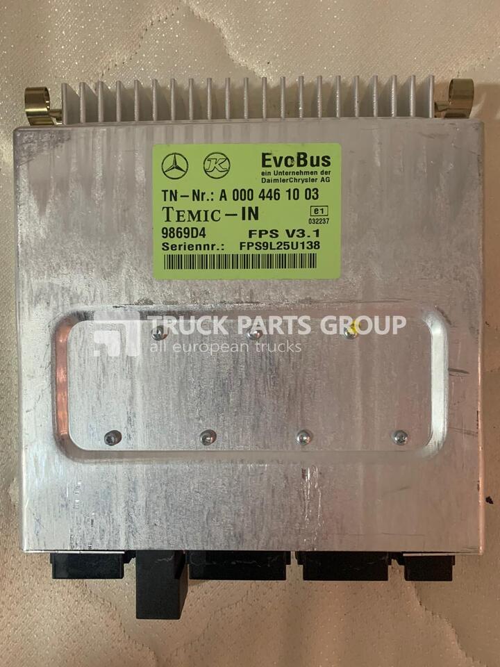 MERCEDES BENZ Citaro 1, Citaro 2, Conecto, Integro, Intouro, O350, Tourismo, Travego, EVOBUS, BUS FPS V3.1 version, control unit ECU, TEMIC - IN, 0004461003, 0004460303 V2.1, 0004460503 V3.0, 00044601 - ECU for Bus: picture 1 MERCEDES BENZ Citaro 1, Citaro 2, Conecto, Integro, Intouro, O350, Tourismo, Travego, EVOBUS, BUS FPS V3.1 version, control unit ECU, TEMIC - IN, 0004461003, 0004460303 V2.1, 0004460503 V3.0, 00044601 - ECU for Bus: picture 1
