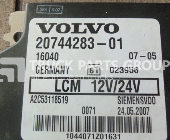 VOLVO FH12, FM12 EURO 3 emission, lightning control unit LCM, SLCM, 20 control unit - ECU for Truck: picture 2 VOLVO FH12, FM12 EURO 3 emission, lightning control unit LCM, SLCM, 20 control unit - ECU for Truck: picture 2