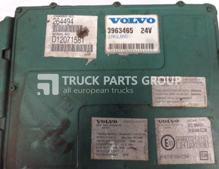 VOLVO FH12 engine control unit ECU, EDC 1677904, 8170700, 8148335, 814 control unit - ECU for Truck: picture 1 VOLVO FH12 engine control unit ECU, EDC 1677904, 8170700, 8148335, 814 control unit - ECU for Truck: picture 1