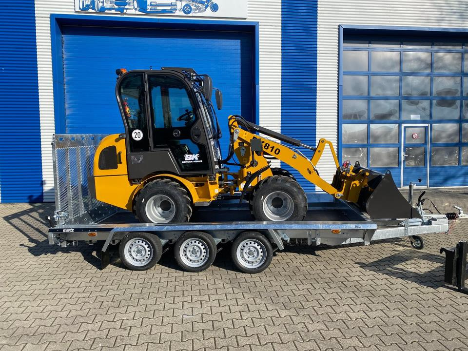 Radlader/Hoflader BK810 inkl. Tieflader und Gabel/Schaufelpaket *INKL.19% MWST*BERGER KRAUS* KUBOTA*EURO*CE* - Compact loader: picture 4 Radlader/Hoflader BK810 inkl. Tieflader und Gabel/Schaufelpaket *INKL.19% MWST*BERGER KRAUS* KUBOTA*EURO*CE* - Compact loader: picture 4