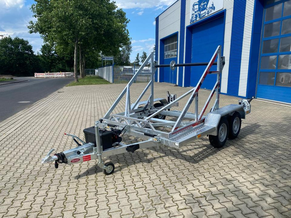 TA-NO Kabeltrommel-Anhänger 3500KG E-Winde * INKL.19% MWST* Kabelanhänger Sofort Verfügbar! - Cable drum trailer: picture 2 TA-NO Kabeltrommel-Anhänger 3500KG E-Winde * INKL.19% MWST* Kabelanhänger Sofort Verfügbar! - Cable drum trailer: picture 2