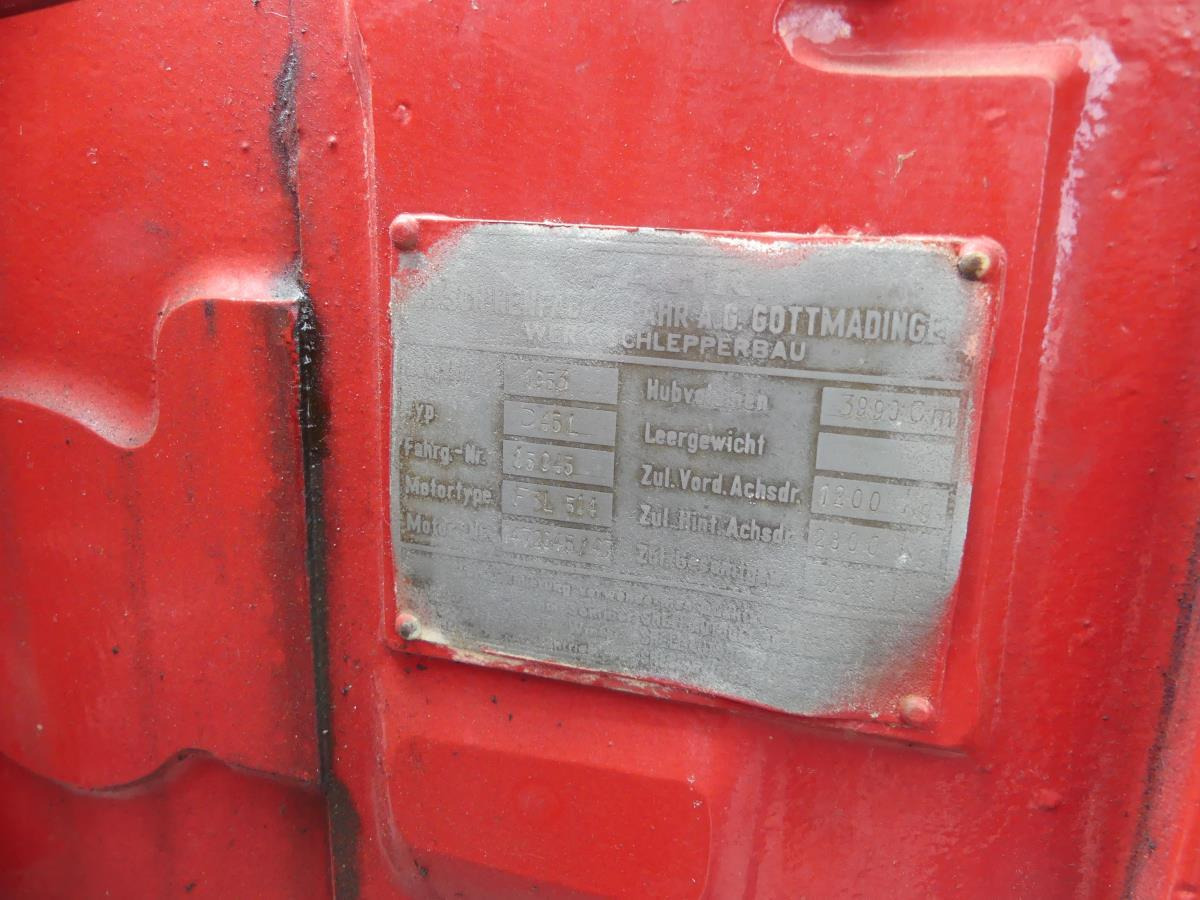 Farm tractor Fahr D45L: picture 40