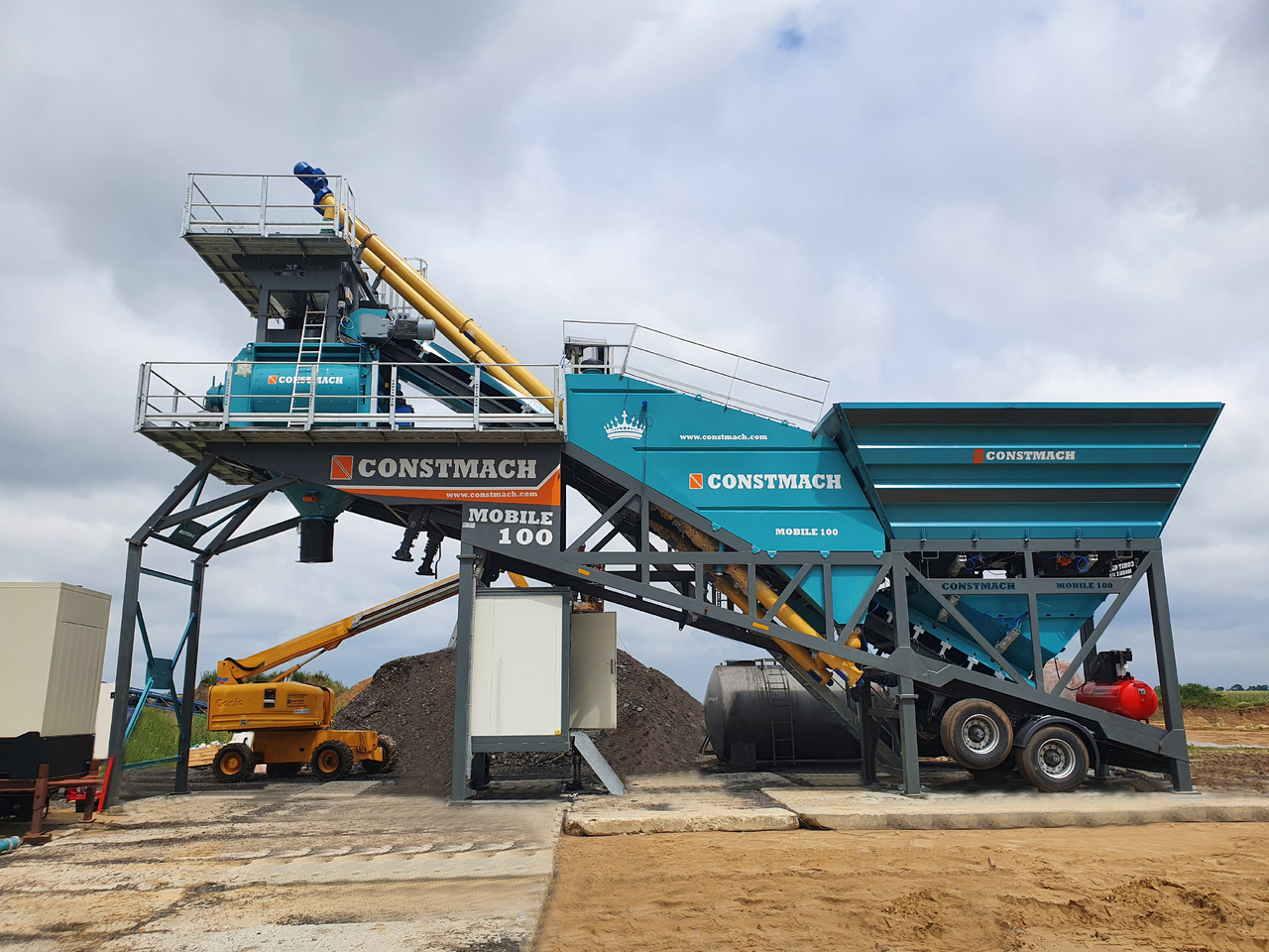 Constmach 100 m³/h Mobile Concrete Batching Plant - Concrete plant: picture 5 Constmach 100 m³/h Mobile Concrete Batching Plant - Concrete plant: picture 5