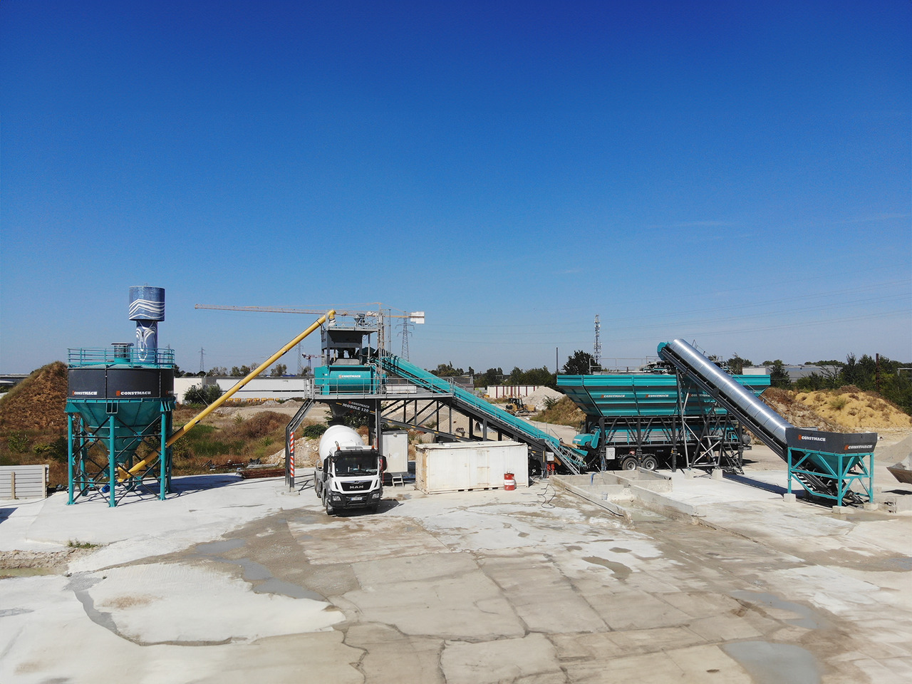 Constmach 120 m³/h Mobile Concrete Batching Plant - Concrete plant: picture 2 Constmach 120 m³/h Mobile Concrete Batching Plant - Concrete plant: picture 2
