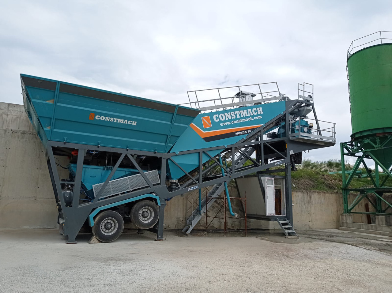 Constmach 30 m³/h Mobile Concrete Batching Plant - Concrete plant: picture 2 Constmach 30 m³/h Mobile Concrete Batching Plant - Concrete plant: picture 2