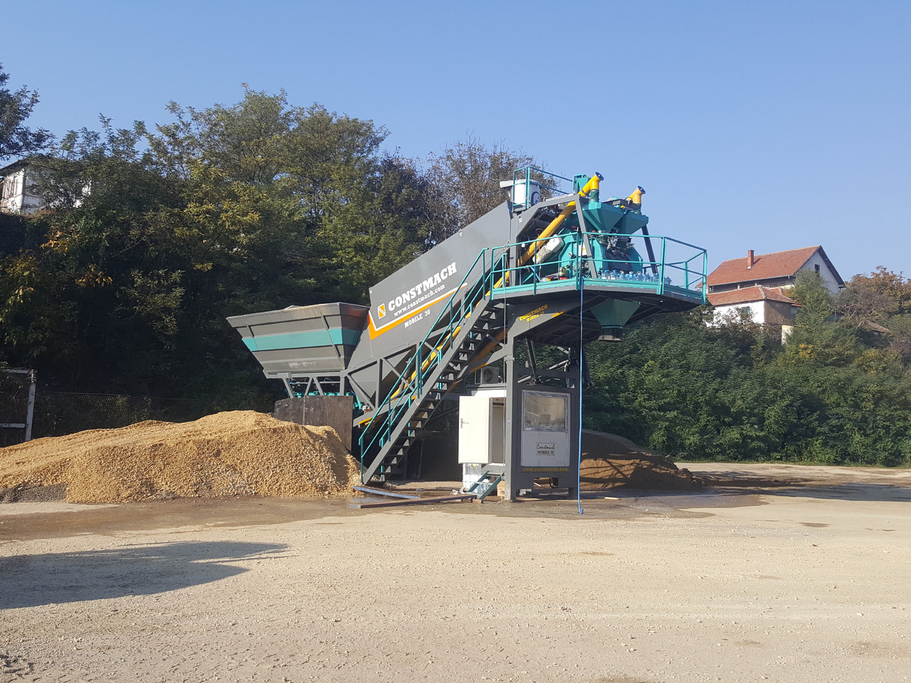 Constmach 30 m³/h Mobile Concrete Batching Plant - Concrete plant: picture 3 Constmach 30 m³/h Mobile Concrete Batching Plant - Concrete plant: picture 3