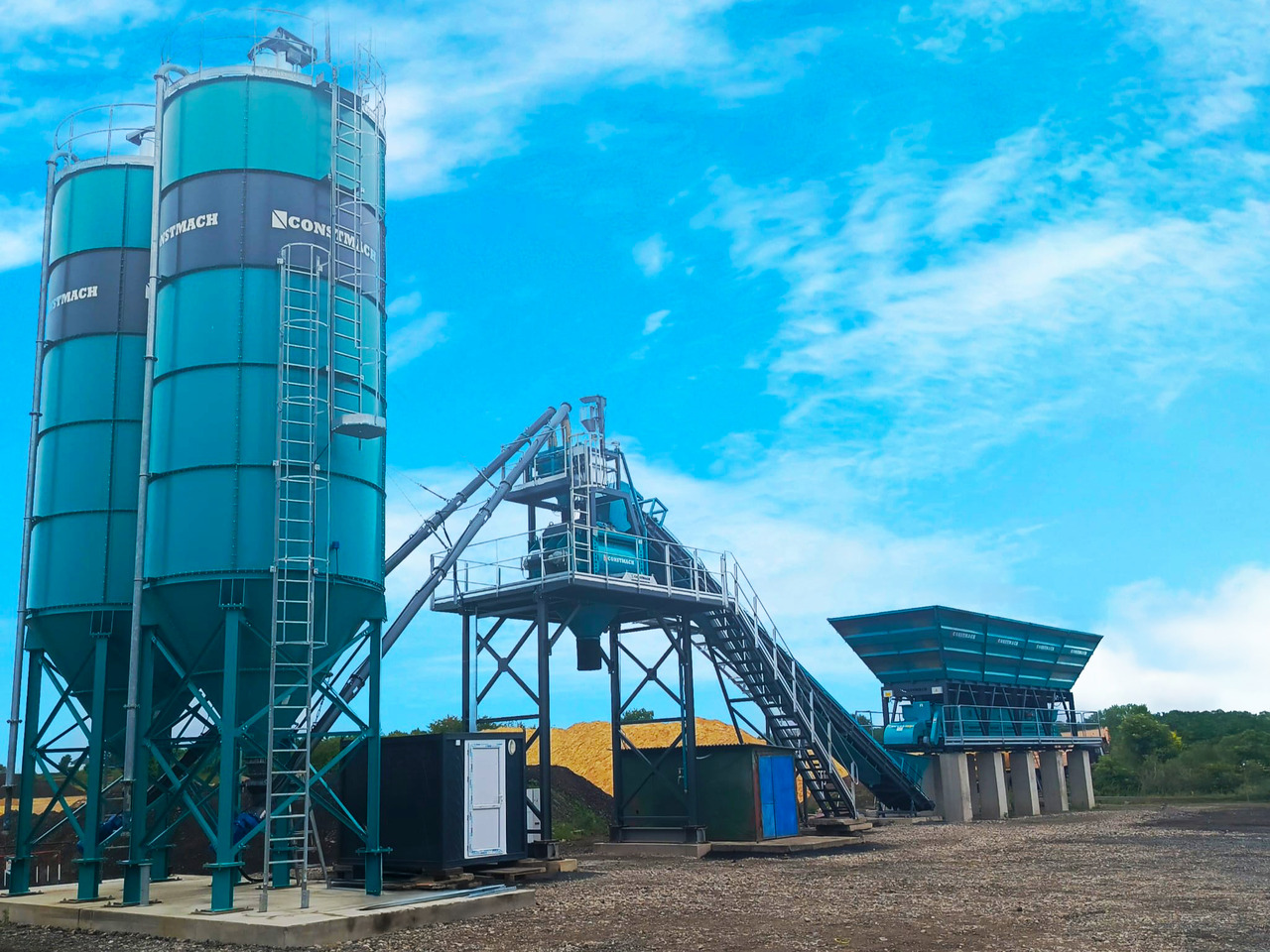 Concrete plant Constmach 60 m³/h Kompakte Betonmischanlage mit Band: picture 7