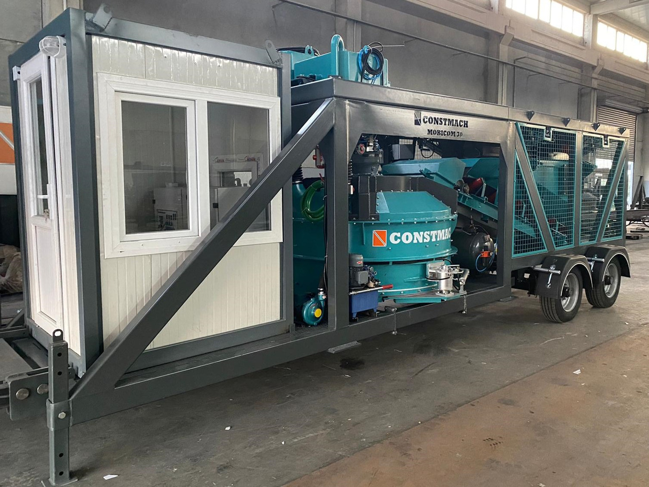 Constmach Mini Mobile Concrete Batching Plant 30 m³/h - Concrete plant: picture 3 Constmach Mini Mobile Concrete Batching Plant 30 m³/h - Concrete plant: picture 3