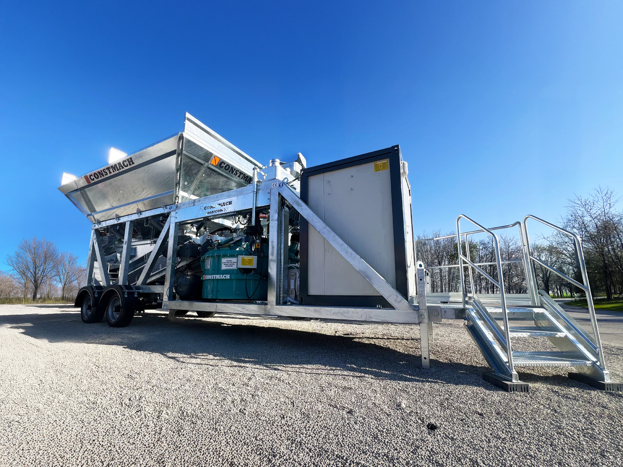 Constmach Mini Mobile Concrete Batching Plant 30 m³/h - Concrete plant: picture 4 Constmach Mini Mobile Concrete Batching Plant 30 m³/h - Concrete plant: picture 4
