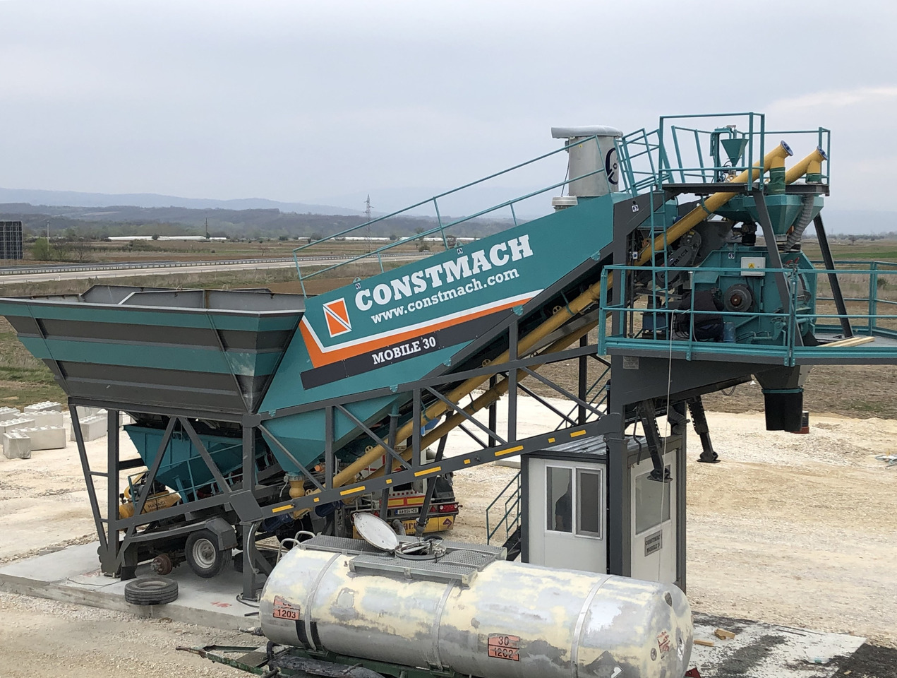 Constmach Mobile Betonmischanlage mit 30 m³/h - Concrete plant: picture 5 Constmach Mobile Betonmischanlage mit 30 m³/h - Concrete plant: picture 5