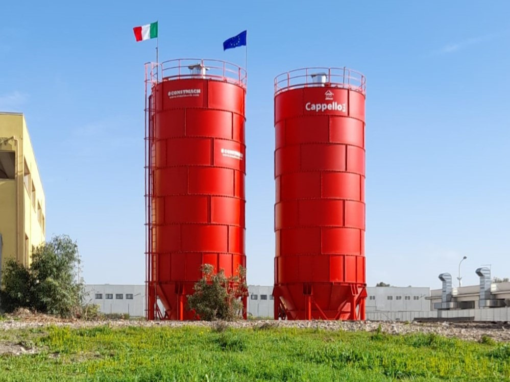 Constmach Silo à Ciment d'une Capacité de 300 Tonnes - Cement silo: picture 1 Constmach Silo à Ciment d'une Capacité de 300 Tonnes - Cement silo: picture 1