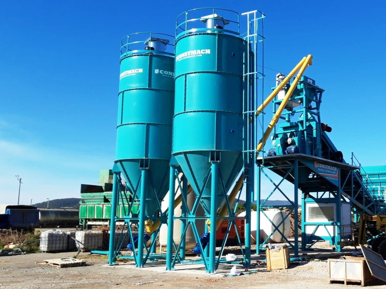 Constmach Silo à Ciment d'une Capacité de 50 Tonnes - Cement silo: picture 2 Constmach Silo à Ciment d'une Capacité de 50 Tonnes - Cement silo: picture 2