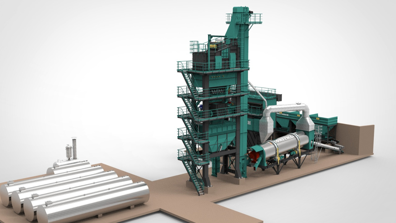 Constmach Stationary Asphalt Plant Delivered in Stock 2 Year Warranty - Asphalt plant: picture 3 Constmach Stationary Asphalt Plant Delivered in Stock 2 Year Warranty - Asphalt plant: picture 3