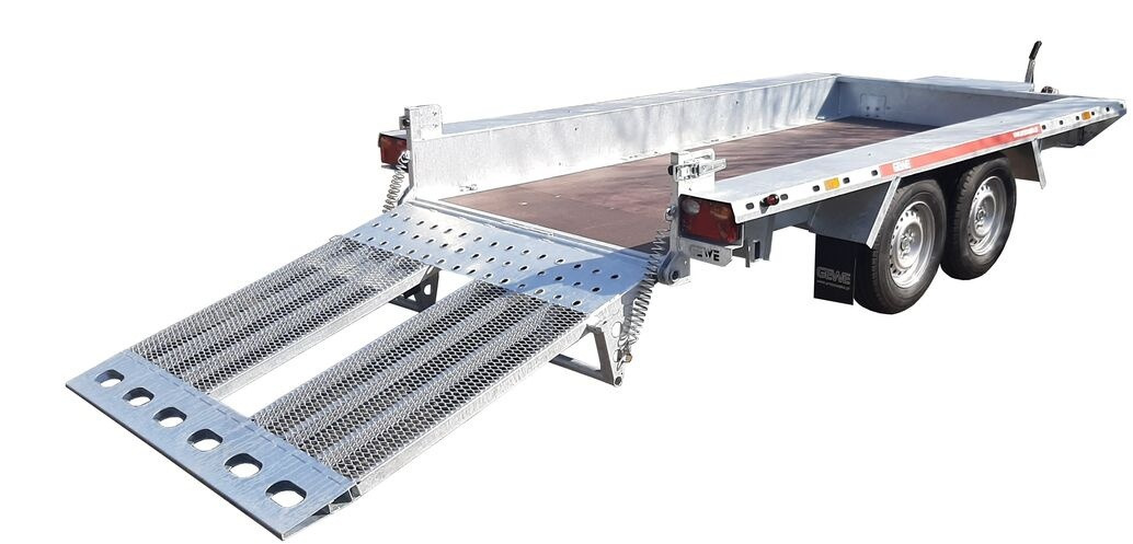 Gewe P3500 E/1 Przyczepa pod minikoparkę 3,5x1,6m SUPER MOCNA! - Plant trailer: picture 4 Gewe P3500 E/1 Przyczepa pod minikoparkę 3,5x1,6m SUPER MOCNA! - Plant trailer: picture 4