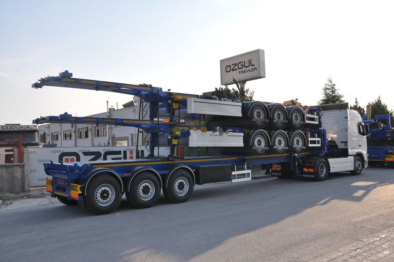 Container transporter/ Swap body semi-trailer for transportation of containers Özgül 40 FT TIPPING CONTAINER CHASSIS: picture 12