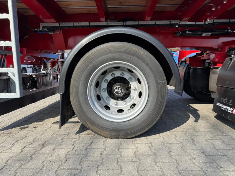 Dropside/ Flatbed semi-trailer Faymonville F-S44-1BBY Triple Extendable: picture 8