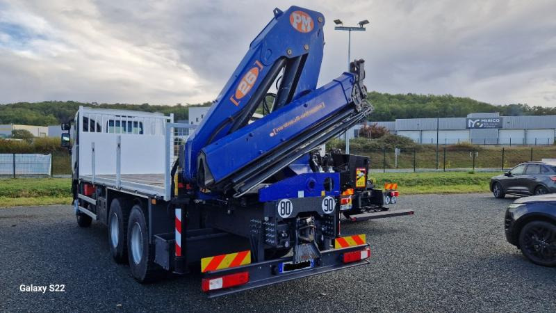 Dropside/ Flatbed truck, Crane truck Renault C-Series 480.26 DTI 13: picture 9
