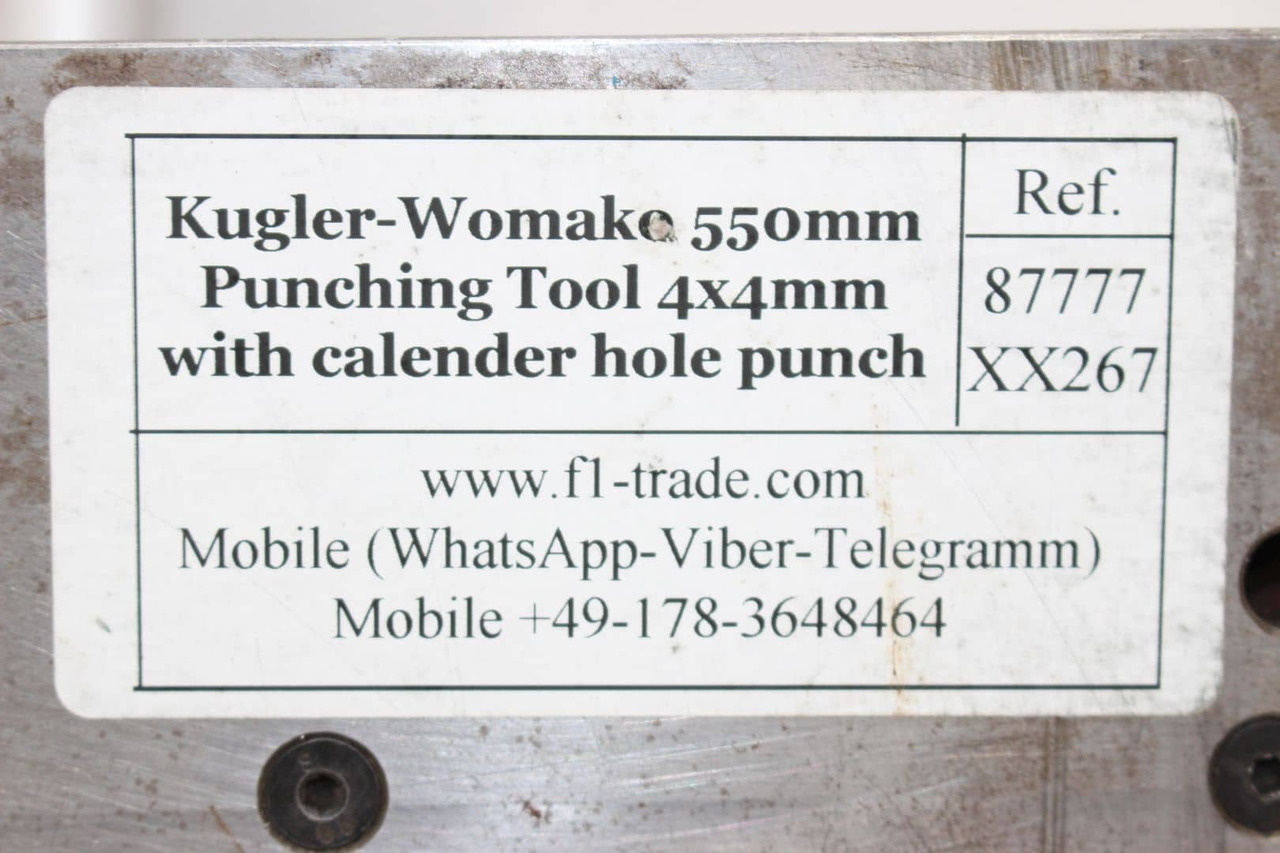 Paper cutting machine KUGLER WOMAKO 4x4 3:1: picture 6