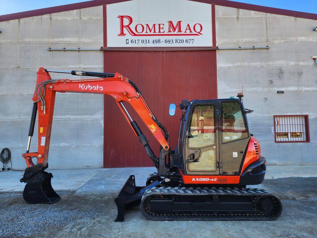 KUBOTA KX080-4A2 - Mini excavator: picture 1 KUBOTA KX080-4A2 - Mini excavator: picture 1