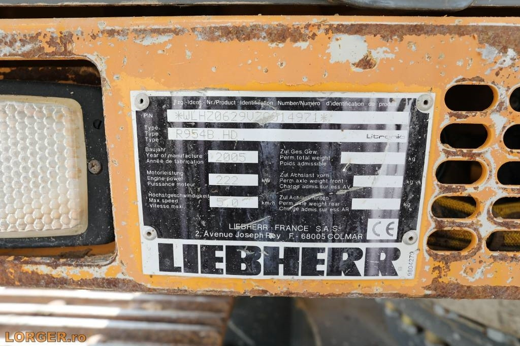 Crawler excavator Liebherr R 954 B: picture 17