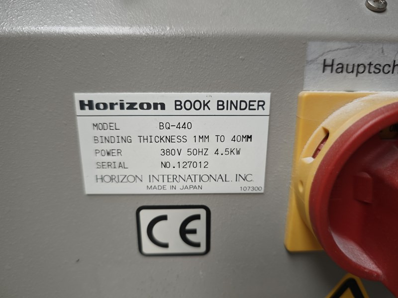 Horizon BQ-440 - Binding machine: picture 3 Horizon BQ-440 - Binding machine: picture 3