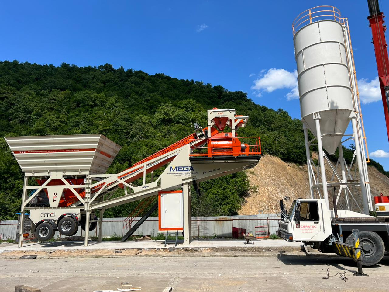 For Sale Mobile Concrete Plant 60 m³ - Concrete plant: picture 3 For Sale Mobile Concrete Plant 60 m³ - Concrete plant: picture 3