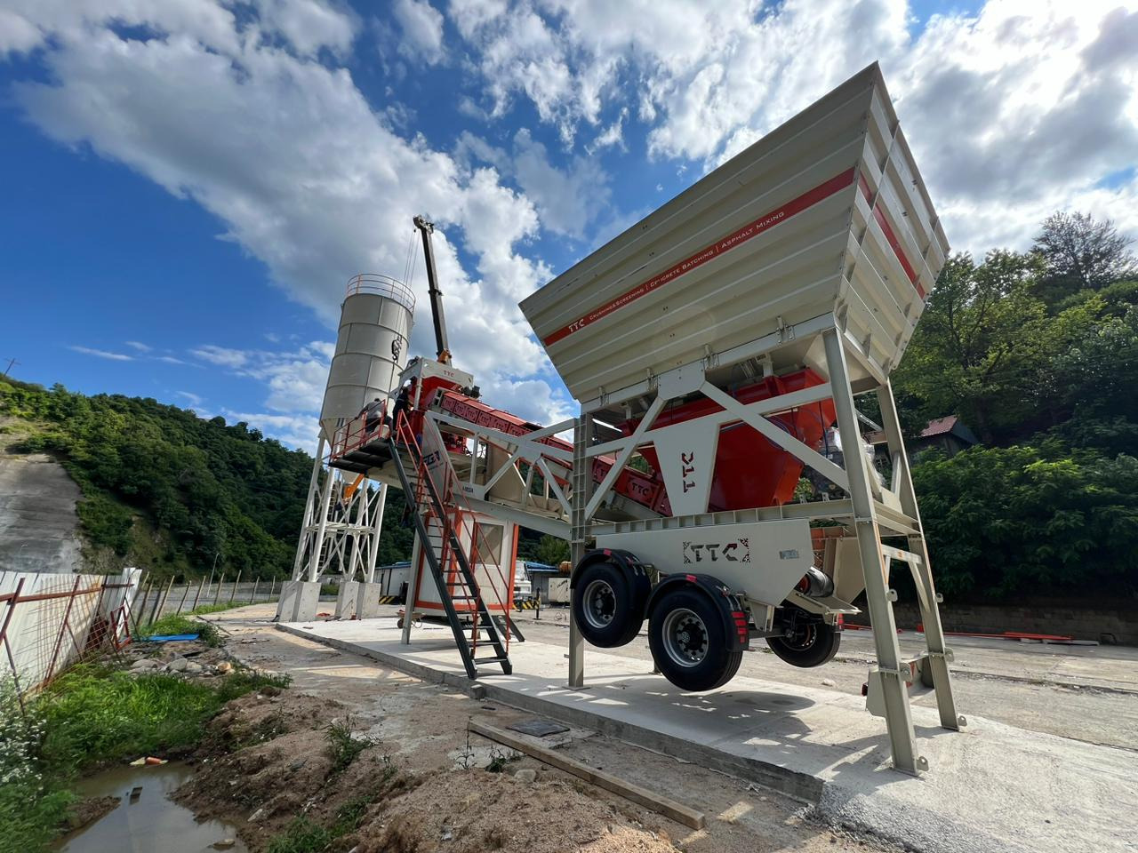 For Sale Mobile Concrete Plant 60 m³ - Concrete plant: picture 2 For Sale Mobile Concrete Plant 60 m³ - Concrete plant: picture 2