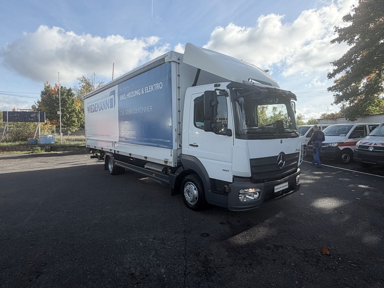 Mercedes-Benz Atego 821 Klima Lbw Tempoamt - Curtainsider truck: picture 2 Mercedes-Benz Atego 821 Klima Lbw Tempoamt - Curtainsider truck: picture 2
