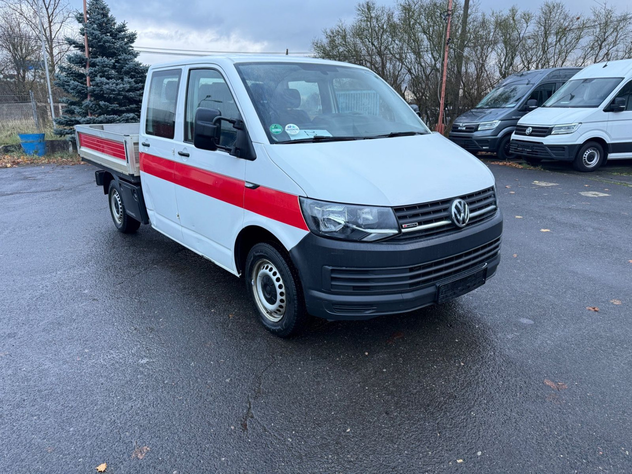 Volkswagen T6 Automatik Pritsche lang Doppelkabine - Flatbed van: picture 2 Volkswagen T6 Automatik Pritsche lang Doppelkabine - Flatbed van: picture 2