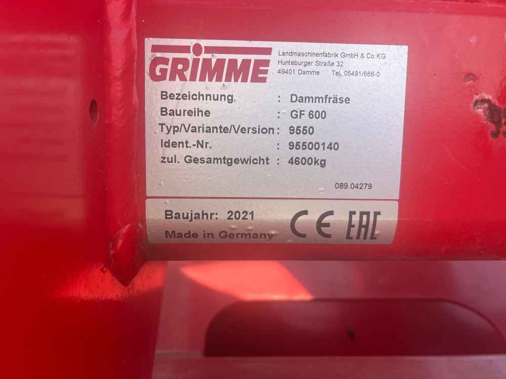 Grimme GF 600 - Harvester: picture 2 Grimme GF 600 - Harvester: picture 2