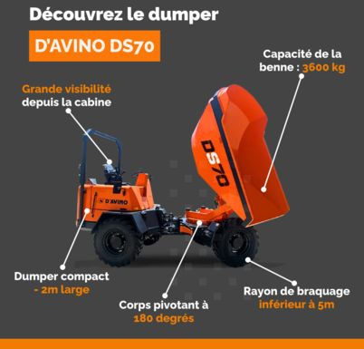 D'Avino DS70 - Mini dumper: picture 4 D'Avino DS70 - Mini dumper: picture 4