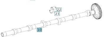 Wałek rozrządu ssący (dolot) Mercedes om 935/936 - Exhaust system for Truck: picture 1 Wałek rozrządu ssący (dolot) Mercedes om 935/936 - Exhaust system for Truck: picture 1