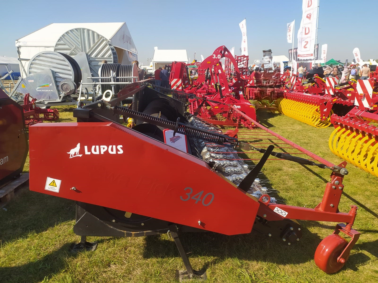 Harvester attachment Lupus Schwadaufnehmer / Pickup header / Ramasseurs d'andains / Recogedor de hileras / Raccoglitore di andane /  Подборщик валков / Podbieracz pokosów 3,4 m: picture 13