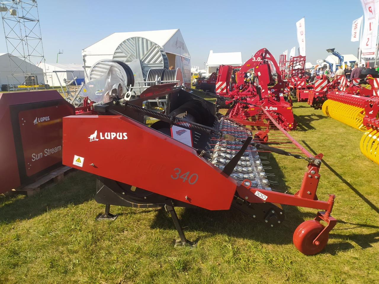 Harvester attachment Lupus Schwadaufnehmer / Pickup header / Ramasseurs d'andains / Recogedor de hileras / Raccoglitore di andane /  Подборщик валков / Podbieracz pokosów 3,4 m: picture 12