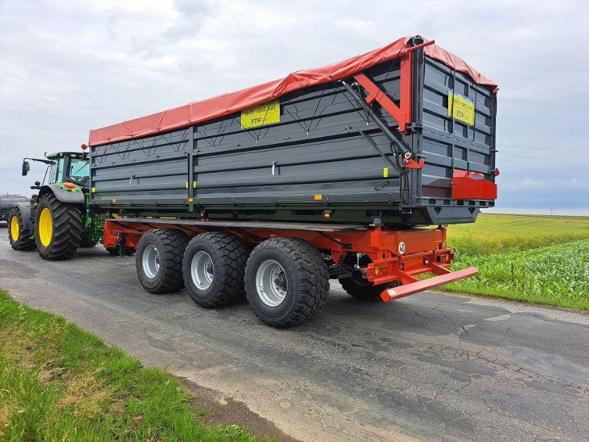 Techmont Anhänger / Trailer / Remorque / Rimorchio / Прицеп / Przyczepa tridem PTW 21 t - Farm tipping trailer/ Dumper: picture 1 Techmont Anhänger / Trailer / Remorque / Rimorchio / Прицеп / Przyczepa tridem PTW 21 t - Farm tipping trailer/ Dumper: picture 1