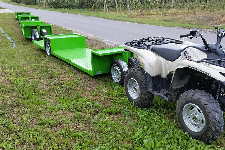 Wodziński Plattform für den Transport von Obstbäume / Orchard platform / Plateformes de transport / Piattaforma / Транспортная платформа / Platforma sadownicza do transportu - Farm platform trailer: picture 1 Wodziński Plattform für den Transport von Obstbäume / Orchard platform / Plateformes de transport / Piattaforma / Транспортная платформа / Platforma sadownicza do transportu - Farm platform trailer: picture 1