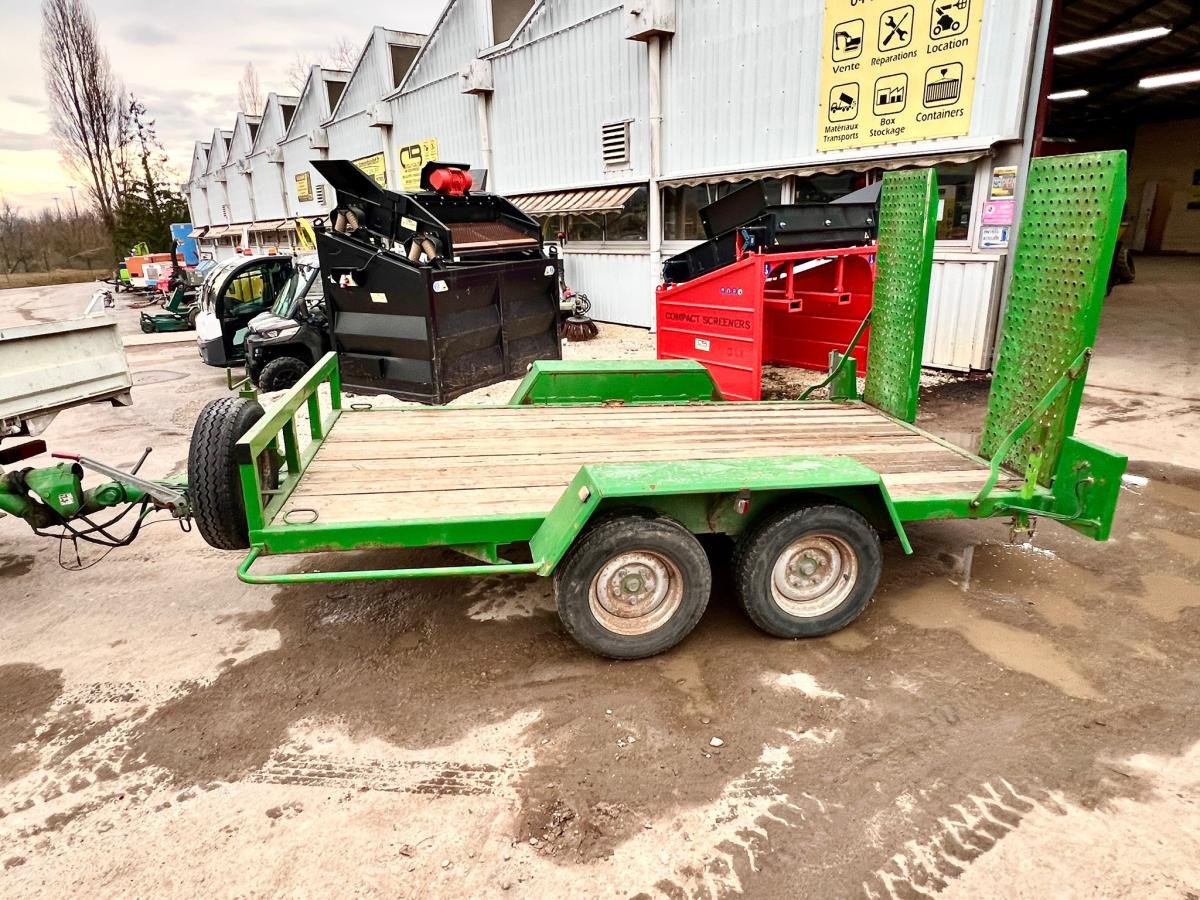 Bouveret R23200 REMORQUE PORTE ENGIN 2 ESSIEUX 3,2T - Low loader trailer: picture 2 Bouveret R23200 REMORQUE PORTE ENGIN 2 ESSIEUX 3,2T - Low loader trailer: picture 2